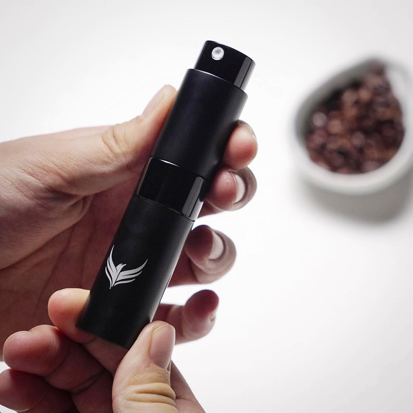 Coffee Dosing Cup and RDT Spray Bottle Gift Set Coffee Bar Accessories Ceramic Espresso Dosing Bowl Single Dose Measuring Tray Kit