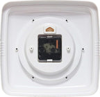 Infinity Instruments Retro – 9-Inch Square Silent Non-Ticking Mid-Century - Image 4