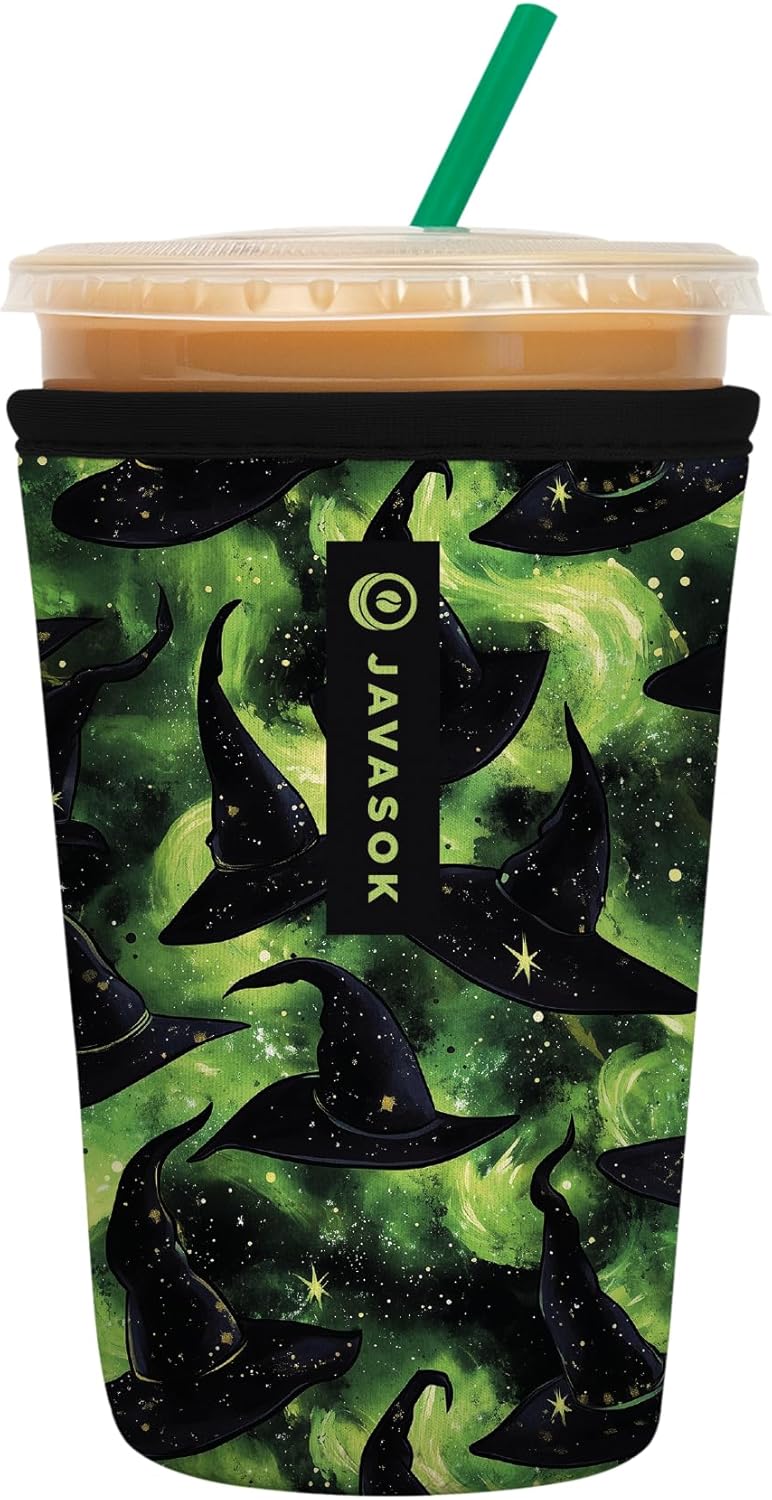 Sok It JavaSok Iced Coffee & Cold Soda Insulated Neoprene Cup Sleeve (Born to Fly, Medium: 22-28oz)