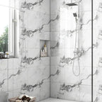 Chejiaye 22pcs Marble Peel and Stick Backsplash Waterproof Washroom Wall Panels - Image 2