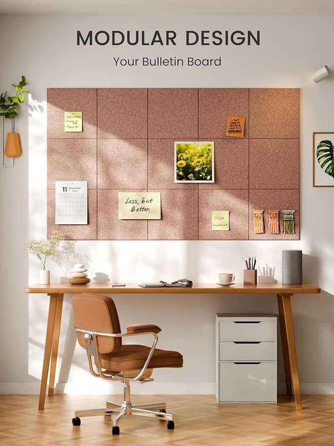 Bumusty Large Cork Board 36" x 24" Alternative - Image 6