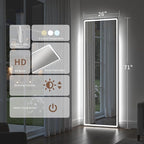 Full Length Mirror with Lights, Full Body Dressing Standing Mirrors with - Image 6