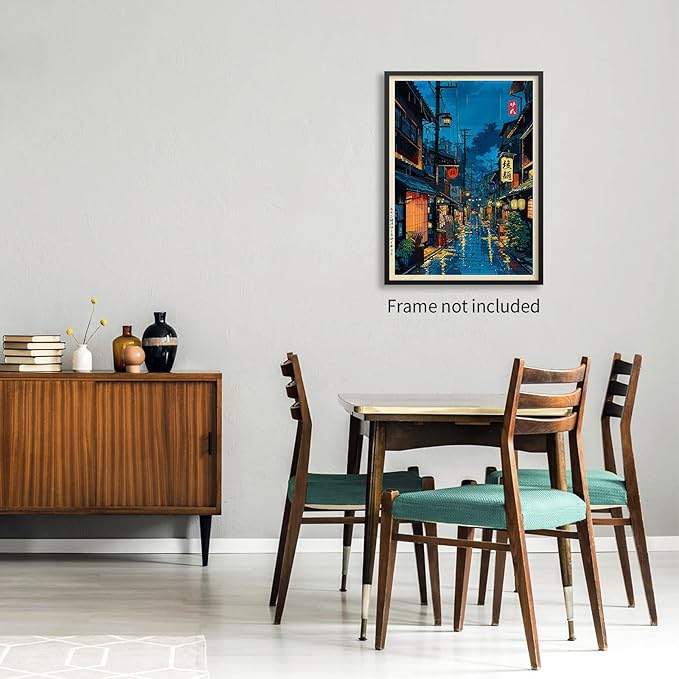 Podafu Japanese Art Unframe 14L" x 11W" Ukiyo-e Decor Poster - Image 3