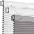 Grandekor No Drill No Tools Cordless Cellular Shades, 27.5" W x 64" H, UV by Grandekor