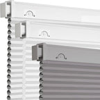 Grandekor No Drill No Tools Cordless Cellular Shades, 33.5" W x 64" H, UV by Grandekor