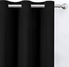 LEMOMO Black Thermal Blackout Curtains/42 x 95 Inch/Set of 2 Panels Room - Image 7