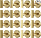 16pcs Gold BathTowel Hooks Robe Coat Bathroom Wall Hook Stainless Steel Heavy by Homagic