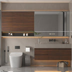 BOMENG Walnut Wood Contact Paper 16x354 inch Dark Brown Wood Wallpaper Peel and - Image 2