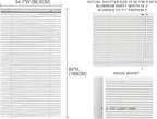 YIIBAII Mini Blinds Suitable for 34.5" W x 64" H Windows 1" Aluminum Horizontal - Image 6