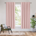 RYB HOME Bedroom Blackout Curtains 63 inches Long, 100% Blackout Thermal by RYBHOME