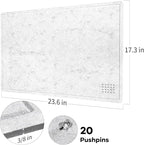 Lightomorrow Bulletin Board, 24 x 18 inches Felt Board Decorative Pin Board - Image 6