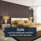 NeatiEase Wood Panels for Wall, 4-Piece 96" x 12.6" Soundproof Wood Slat Wall - Image 5