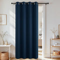Joydeco Blackout Door Curtain for Doorway Privacy 80 Inches Long, Grommet by JOYDECO