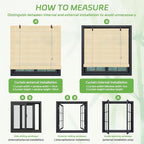 Bamboo Roman Shades, 24Wx72L Roll Up Bamboo Blind Privacy Shade - Image 7