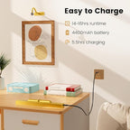 3 Pack Gallery Lights for Wall, 4400mAh Rechargeable Picture Lights - Image 4