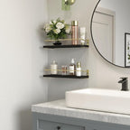 RICHER HOUSE Bathroom Floating Wall Shelf Set of 2 - Image 5