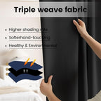 Wall to Wall Room Divider Curtains, Extra Wide Theater Curtains - Image 4