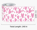 FLFK Pink Heart Wallpaper Border - Image 2