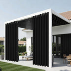 Joydeco Blackout Patio Sliding Door Curtains 90 Inches Long, Grommet Privacy - Image 9