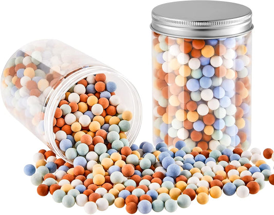 Tessco Pie Weights for Blind Baking, 3.2 lb Ceramic Pie Weights Beads to The Rim Crust Reusable Ceramic Stoneware with Plastic Container(Cute Colors)