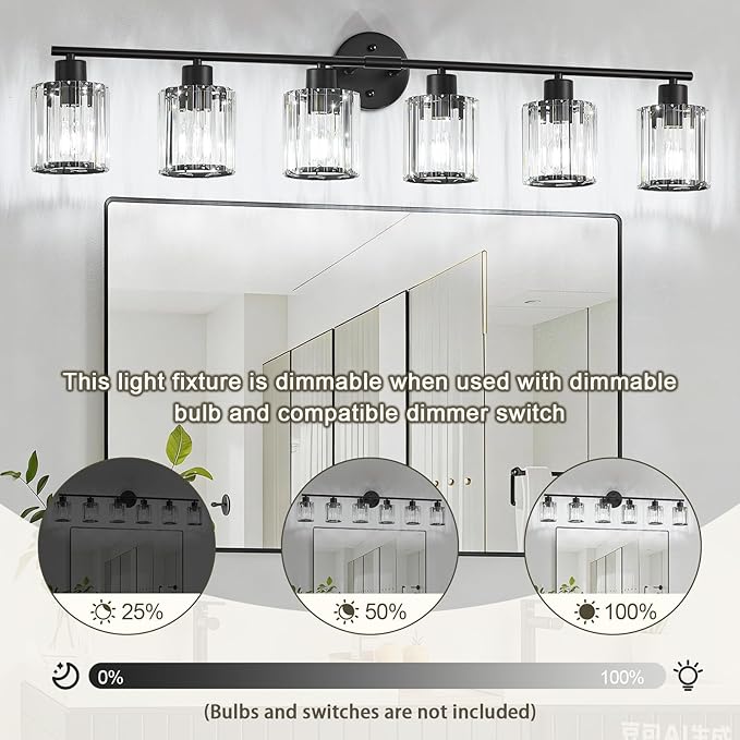 Crystal Bathroom Light Fixtures, Bathroom Lighting Fixtures Over Mirror - Image 8