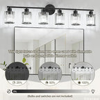 Crystal Bathroom Light Fixtures, Bathroom Lighting Fixtures Over Mirror - Image 8
