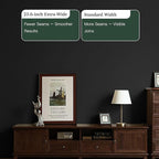 Dimoon 118''x23.6'' Peel and Stick Wallpaper Black Contact Paper - Image 3