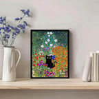 Hamduker Canvas Wall Art Cat Decor - Image 3