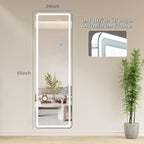Koonmi Full Length Mirror with LED Lights, Big Mirror - Image 8