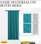 NICETOWN RV Blackout Curtains for Camper Windows, Peacock Blue, Short Blackout - Image 5