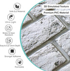 Commomy Faux Brick Peel and Stick Wall Panels - Image 4