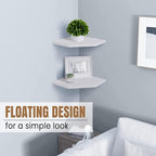 Fun Memories Corner Shelf Wall Mount, Floating Corner Shelves, Rustic Wood Wall - Image 7