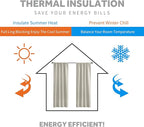 RYB HOME Blackout Curtains for Living Room, Privacy Thermal Insulating Window - Image 3