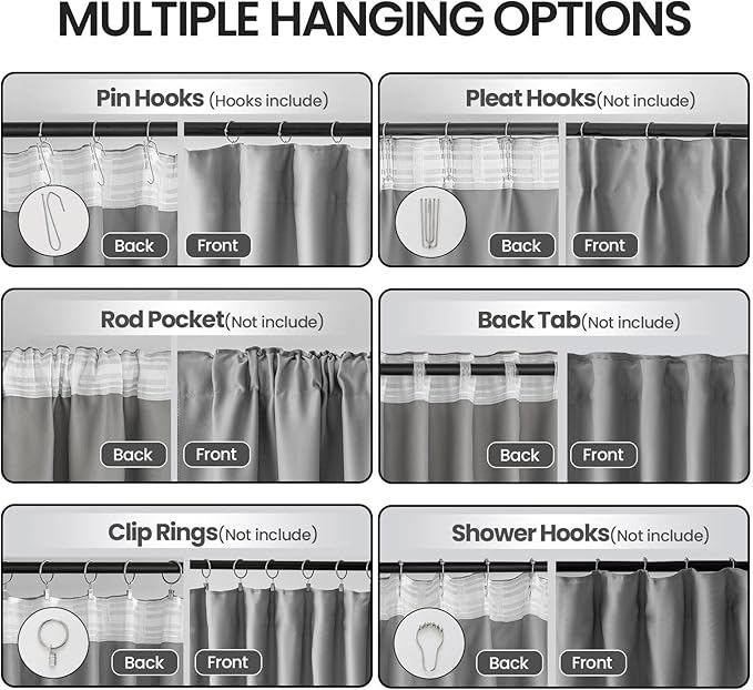 Floor to Ceiling Curtains for Wall Ceiling Mount Track - Image 2