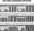Room Divider Curtains for Ceiling Track System or Rod - Image 2