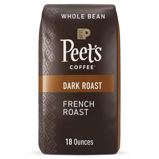 Peet's Coffee, Dark Roast Whole Bean Coffee - French Roast 18 Ounce Bag
