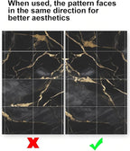Chejiaye 22pcs Marble Peel and Stick Backsplash Waterproof Washroom Wall Panels - Image 8