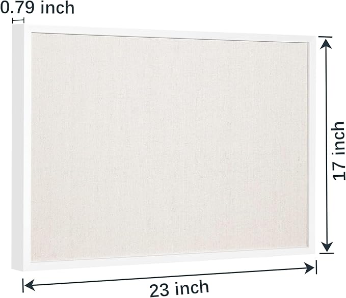 OWLKELA 17"x23" inch Linen Cork Board, - Image 2