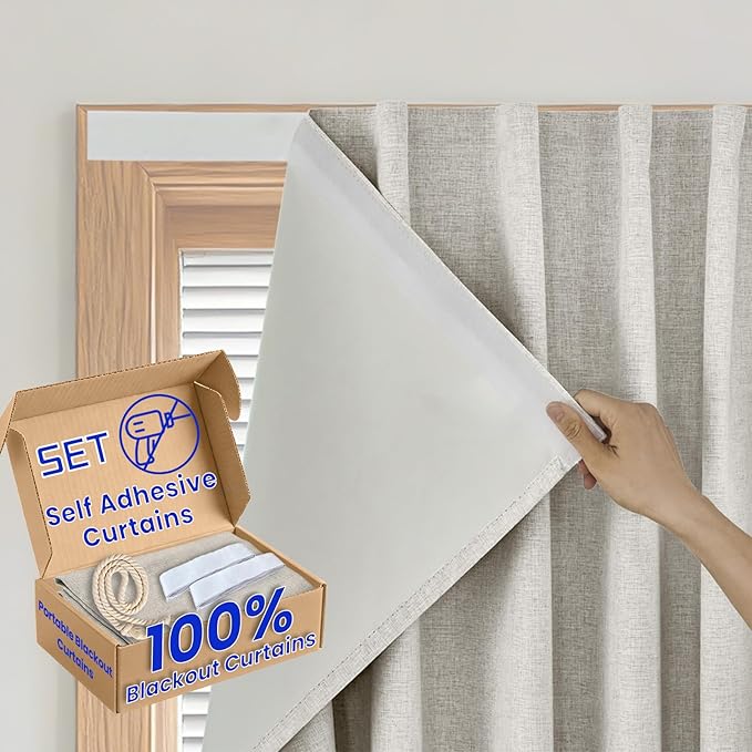 Removable 100% Blackout Shade by Sovtfides