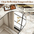 VooBang Arched Wall Mirror, 26 x 28 inch Arch Bathroom Mirror, Wall Mounted - Image 3