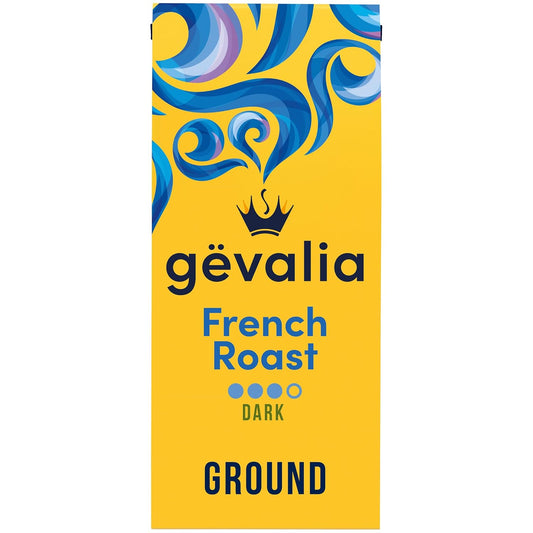 Gevalia French Roast Dark 100% Arabica Ground Coffee (12 oz Bag)