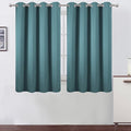 LEMOMO Sea Teal Thermal Blackout Curtains/52 x 54 Inch/Set of 2 Panels Room by Lemomo