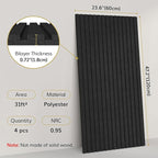 TONOR Dual-Layer Thickened Acoustic Wall Panels Self Adhesive, 4 Pack - Image 2