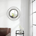 Wall Mirror Mounted Round Decorative Mirrors - Image 4