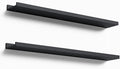 Boswillon 35.4 Inches Long Floating Shelves Wall Mounted, 2 Set Modern Black by Boswillon