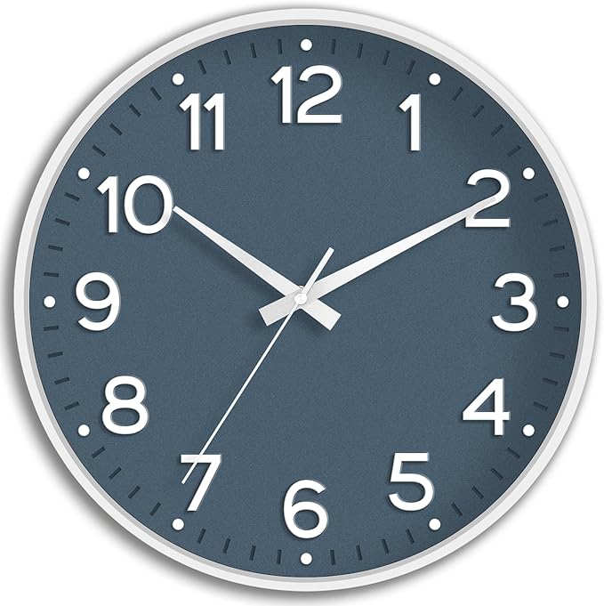 Roymnie Wall Clock, Silent Wall Clocks Battery Operated 8 Inch-Modern Non by Unknown
