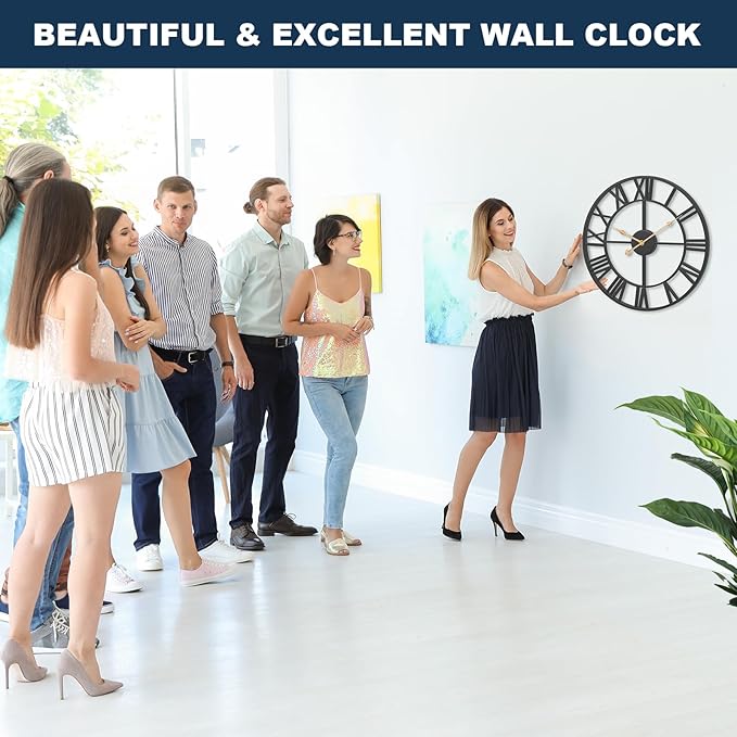 Pytha Sight 20 Inch Large Oversized Wall Clocks - Image 3
