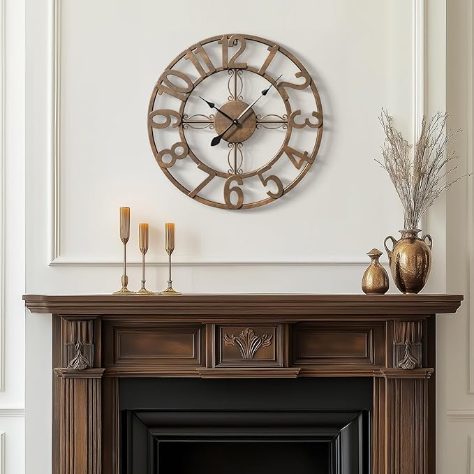 Cuspin 16 Inch Wall Clock, Decorative Clocks - Image 3