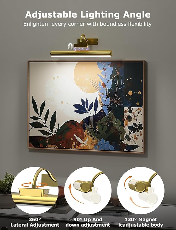 Skairipa Picture Light Battery Operated, Wireless Art Light - Image 5
