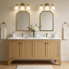 WallBeyond Wood Frame Wall Mirror Rounded Corner Arch Rectangle Mirror - Image 8
